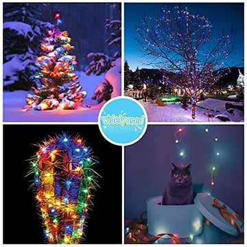 JMEXSUSS Multicolor Christmas Lights Battery Operated with 8 Modes Remote  Waterproof, 33ft 100 LED B…See more JMEXSUSS Multicolor Christmas Lights
